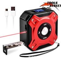 ราคา THAKITEC 3-IN-1 ตลับเมตรเลเซอร์วัดระยะ ตลับเมตรเลเซอร์ดิจิตอล 5 เมตร/40เมตร พร้อมจอแสดงผล LCD/USB Charging (21104093871)