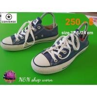 ราคา converse รองเท้าผ้าใบแท้% มือ 2สวยใหม่ไม่มีตำหนิ (6654996217)