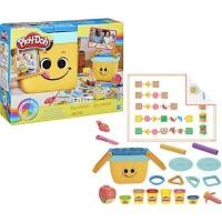 ราคา Play-Doh Picnic Shapes Starter Set, Preschool Toys Crafts, Play Food, 12 Tools & 6 Modeling Compound Colors (24728756721)