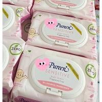 ราคา PUREEN เพียวลีน ทิชชู่เปียก BABY WIPE SENSITIVE 80 แผ่น (25392740171)