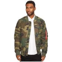 ราคา JACKET FLYER’S ALPHA INDUSTRIES เสื้อไฟท์แท้ อัลฟ่า รุ่น MA-1 CTN WOODLAND CAMO (29963793763)
