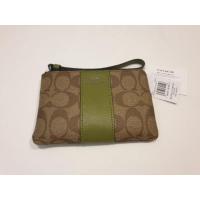 ราคา COACH คล้องมือ F58035 CORNER ZIP WRISTLET IN SIGNATURE (20064097955)