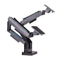 ราคา THERMALTAKE GAMING DUAL RGB MONITOR ARM : GEA-MSRDMSBLK01 (27057252434)