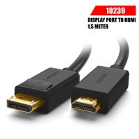 ราคา UGREEN 10239 DisplayPort male to HDMI male Cable ยาว 1.5 เมตร รับประกัน 2 ปี (17399298151)
