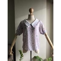 ราคา เสื้อลายดอกสีม่วงสดใสมือสอง (18626077710)