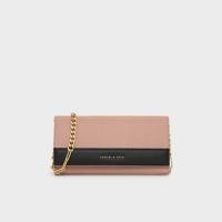 ราคา Charles & Keith กระเป๋าสตางค์ใบยาว ของแท้จาก shop มือหนึ่ง (1887926974)