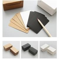ราคา กระดาษ การ์ดเปล่า 9x5.2cm (100 ใบ) 300แกรม การ์ดนามบัตร (มีกล่องให้) (179480177)