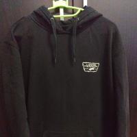 ราคา เสื้อฮู้ด Vans แท้ สีดำ สกรีนหน้า-หลัง สภาพดี (28024724550)