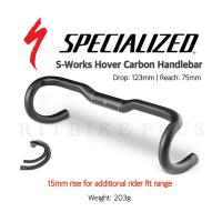 ราคา **Clearance Sale** แฮนด์จักรยานเสือหมอบ SPECIALIZED รุ่น S-works Hover +15 คาร์บอน ขนาด 38CM. Drop: 123 mm Reach: 75 mm (11066022673)