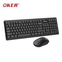 ราคา OKER ชุดคีย์บอร์ดเมาส์ ไร้สาย Wireless Keyboard+Mouse รุ่น K2600 (1548525326)