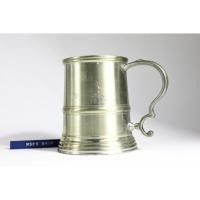 ราคา [Vintage] แก้วเบียร์โลหะ ทรงเหยือกเบียร์ (26122176689)