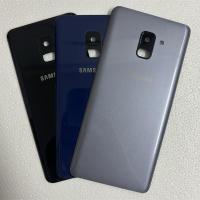 ราคา สําหรับ SAMSUNG Galaxy A8 + A8 Plus A530 A730 A730F 2018 ฝาครอบกระจกด้านหลังแบตเตอรี่ด้านหลังประตูพร้อมเลนส์กล้อง (26218366797)