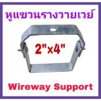 ราคา หูแขวน รางวายเวย์ (Wireway Support) แคล้มหิ้วราง วายเวย์ ขนาด 2นิ้วx4นิ้ว ชุบ HDG (29783817789)