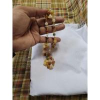 ราคา สร้อยคอหยกสลับสีทองชุบ (11127558117)