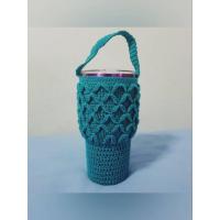 ราคา Yeti cup bag 30 oz. Handmade crochet. ถุงใส่แก้วเยติ กระเป๋าใส่แก้วเยติถุงหิ้วแก้วเยติ 30 oz. ลายดาว งานถักฝีมือ (23348045987)