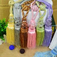 ราคา เชือกผูกผ้าม่าน พู่คริสตัล พู่รวบผ้าม่าน (7504135392)