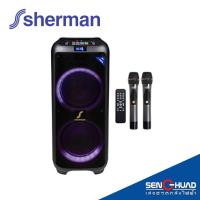 ราคา SHERMAN APS-111+PLUS ลำโพงเคลื่อนที่ พร้อมไมค์ลอย ขนาด 10 นิ้ว กำลังขับ 100 วัตต์ (Bluetooth) (18185846362)