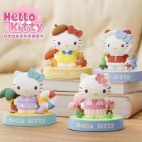 ราคา 6.8 ซม.ของแท้ Sanrio KT Four Seasons Zhixiang Series อะนิเมะตัวเลข Hello Kitty ตุ๊กตา PVC Desktop Trinkets เครื่องประดับรวบรวมของขวัญ (27105725824)