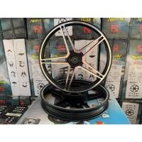 ราคา ล้อแม็กแต่งขอบ14"Click110i สีดำลายดาวปัด5ก้าน หน้า1.4×14 หลัง 1.6×14(จำนวน1คู่) (6393530110)