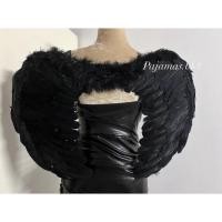 ราคา มีส่งแกร๊ป ส่งด่วน ปีกนางฟ้า ปีกขนนก ปีกเดวิล ปีกแฟนซี พร้อพฮาโลวีน ปาร์ตี้ ขนาด 60*45cm (18655567067)