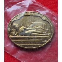 ราคา เหรียญพระนอน วัดโพธิ์ เฉลิม 5 รอบ ร9 ไม่ผ่านใช้ อยู่ในชีลเดิม(แท้100%) (21851498294)