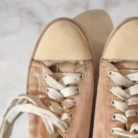 ราคา [preloved] รองเท้าผ้าใบ Dusty สีชมพู h&m / รองเท้าผูกเชือก (9564780596)