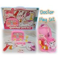 ราคา ชุดหมอ กระเป๋าหมอ กล่องคุณหมอ กล่องพยาบาลสีชมพู พร้อมอุปกรณ์ (3450288491)