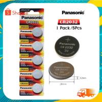 ราคา ถ่านกระดุม PANASONIC รุ่น CR2032 3V Lithium Battery (1 Pack มี 5 ก้อน) (16095255817)