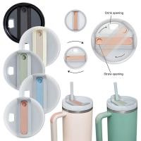 ราคา 40oz Stanley ถ้วยเปลี่ยนฝาปิดถ้วยฟิล์มซิลิโคนรุ่นที่สองฝาปิดถ้วยป้องกันการรั่วไหล Splash-Proof ฝาครอบถ้วยด้านล่างแบนขนาดใหญ่ Capac (26614677069)