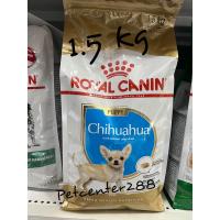ราคา Royal canin puppy Chihuahua 1.5 kg อาหารเม็ดสำหรับลูกสุนัขชิวาว่า (19851342772)