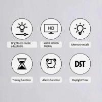 ราคา ❥ LED นาฬิกาติดผนังดิจิตอลขนาดใหญ่สำหรับใช้งานในเวลา (26210476733)