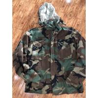 ราคา เสื้อแจ็คเก็ต ทหาร USA M65 woodland MEDIUM REGULAR อก23”รอบอก46”มือสอง (17079233626)