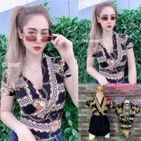 ราคา บอดี้สูทแขนสั้นไขว้หน้า (3622563120)