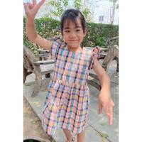 ราคา ชุดไทยเด็กผู้หญิง ผ้าขาวม้า (23722487610)