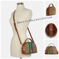 ราคา กระเป๋า COACH/ SERENA SATCHEL IN SIGNATURE CANVAS WITH STRIPE (COACH C5642) (21351544435)