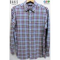 ราคา DAKS LONDON แท้ เสื้อเขิ๊ตแขนยาวลายสก๊อตสุดเท่ห์ (1272658333)