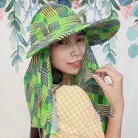 ราคา หมวกคลุมปิดหน้า หมวกคลุมกันแดด ปีกหน้า ปลีก/ส่ง พร้อมส่ง (15049333593)