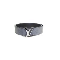 ราคา ♞เข็มขัด Louis Vuitton Initials 40mm Monogram Eclipse Reversible belt sz 100 40 มือ 2 ของแท้100% vb (25042536864)