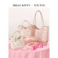 ราคา พร้อมส่ง TOUTOU x Hello Kitty Bucket Tote bag กระเป๋าถือ 2ไซส์ (ใช้โค้ดลด15-30%) จากช็อปแท้ (27875388395)