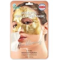 ราคา [จัดส่ง Korea] [Kocostar] Premium Gold Foil Triple Layer Mask/25ml (29724921082)