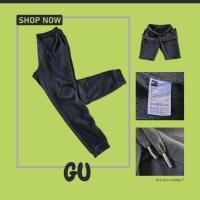 ราคา GU(จียู)(สีดำ) กางเกงวอร์ม มือสอง ใส่สบาย ใส่หน้าร้อนกัน UV ใส่กันหนาว คุณภาพแบรนด์ (29800758860)
