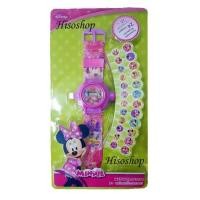 ราคา นาฬิกาลายมินนี่ toy world watch projector minnie pink (19747014902)