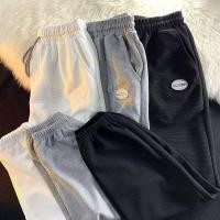 ราคา Ershenshi อินเทรนด์ลำลองแบบแมตช์ทั้งหมดบวก ขนาดหลวม กางเกงวอร์มทรงเพรียวสปอร์ตเรียบง่าย (25440355406)