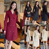 ราคา เดรสสูทสีดำ 10025 เดรสสูทไปงาน งานป้าย Charissa (29925133059)