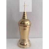 ราคา โกศ โกศทองเหลือง แท้ ทรงเบญจงรงค์ เจดีย์สูง สูง 10 นิ้ว (6732100529)