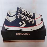 ราคา รองเท้าผ้าใบ Converse แท้ 100% ผลิตจากไทย Converse star player ox natural สีกรมท่า สำหรับหญิง size 37.5 ส่งฟรี Kerry (6537888905)