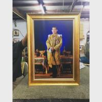 ราคา กรอบรูป ร.10 กรอบสีทองขนาดใหญ่ (1615192678)