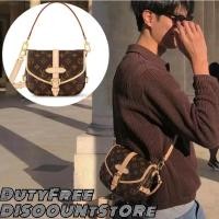 ราคา LV/Louis Vuitton/Saumur BB/สายสะพายไหล่แบบถอดและปรับได้/กระเป๋าสะพายไหล่เดี่ยว/ขนาดเล็ก/ (27400377985)