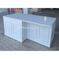 ราคา 99HomeStore เคาน์เตอร์สำเร็จรูป ก90*ย180*ส85 *ทอปหินสังเคราะห์ (25058057647)