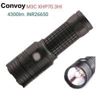 ราคา Convoy M3-C เวอร์ชั่นXHP70.3HIสว่าง4300lm.INR26650 (26702798441)